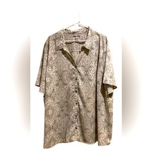 Catherine’s Collared Blouse Size 4X